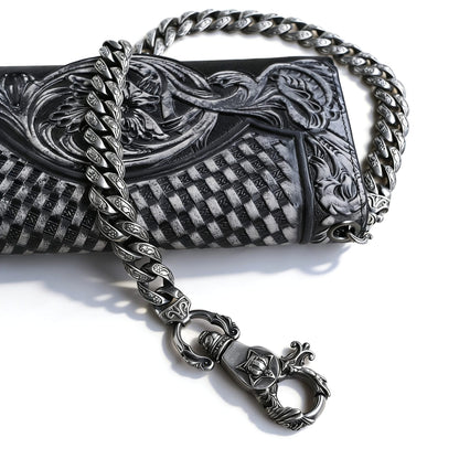 Gothic Curb Link Wallet Chain