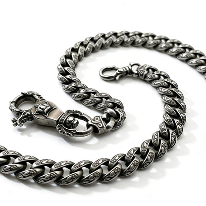 Gothic Curb Link Wallet Chain