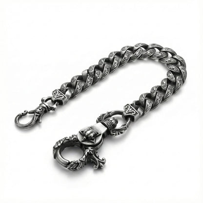 Gothic Curb Link Wallet Chain