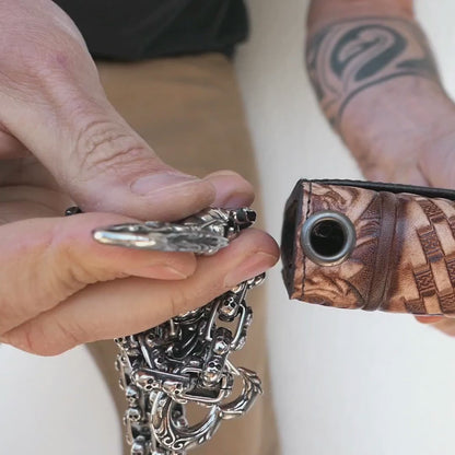 Gothic Skull Wallet Chain