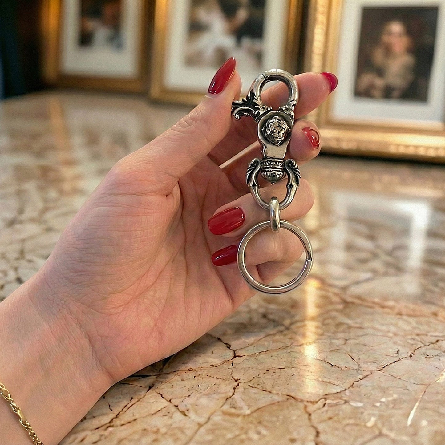 Floral Keychain