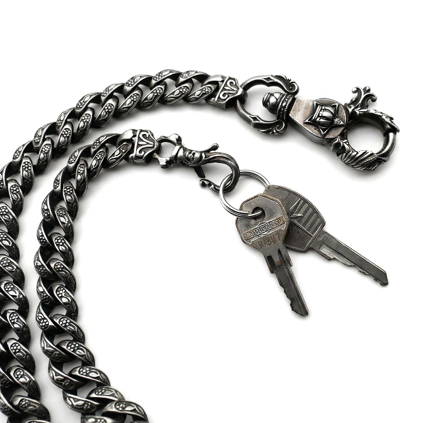 Gothic Curb Link Wallet Chain