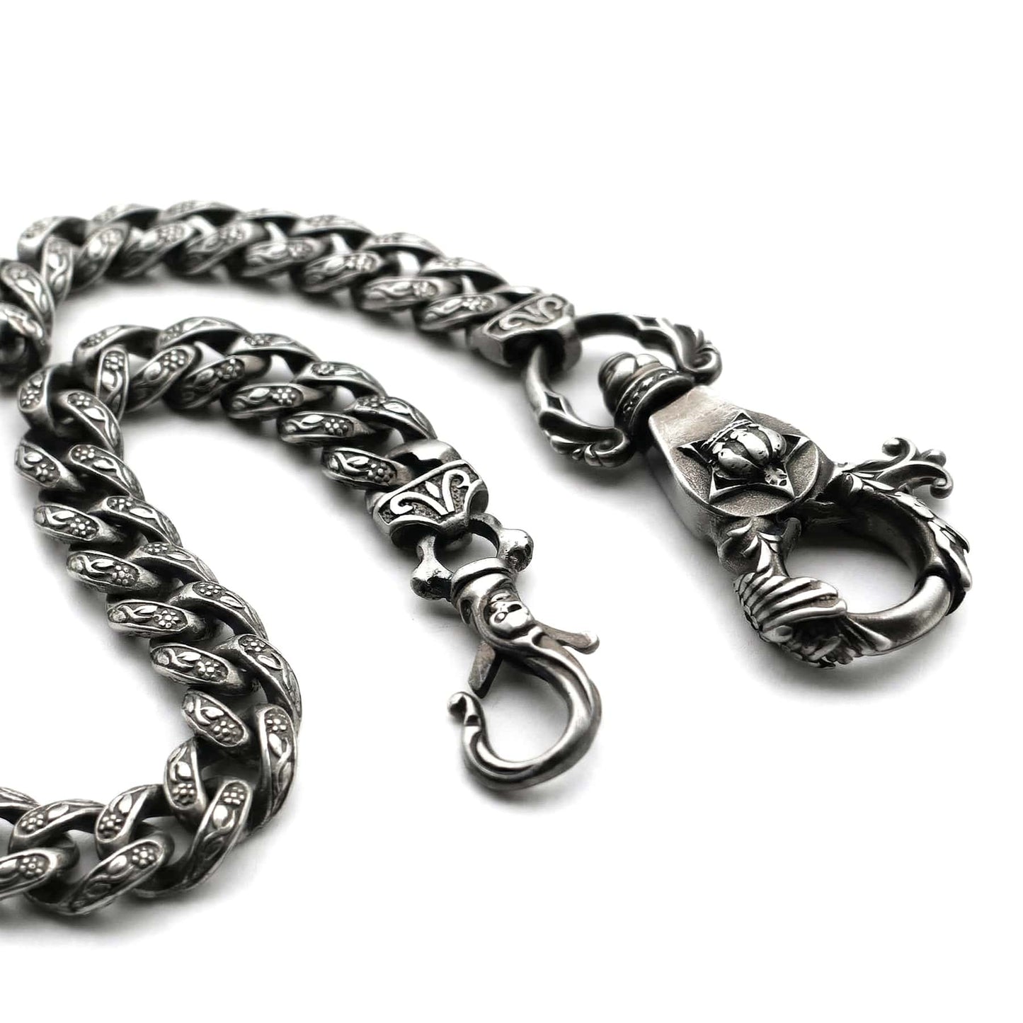 Gothic Curb Link Wallet Chain