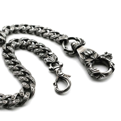 Gothic Curb Link Wallet Chain